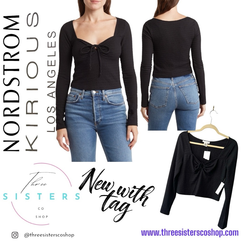 Kirious Black Long Sleeve Top